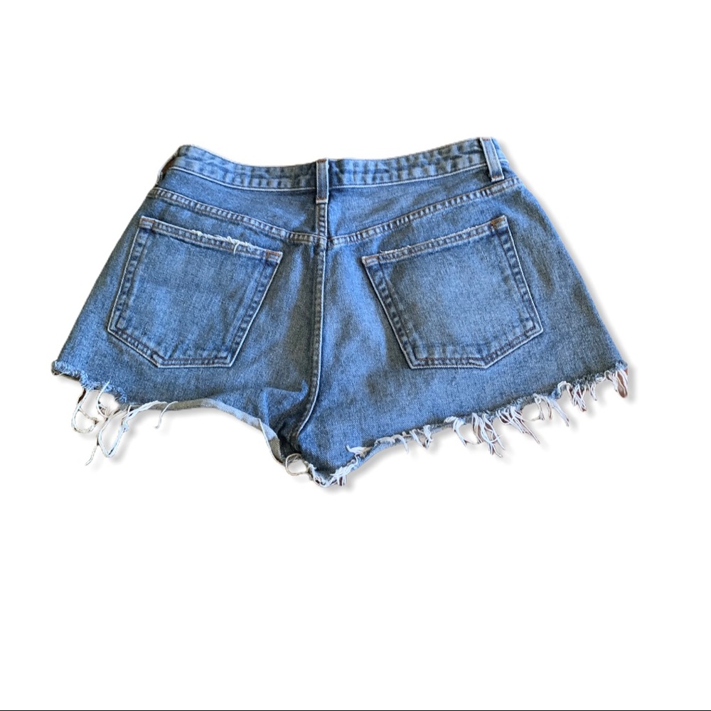 Reformation Denim Shorts high rise 30 - Picture 3 of 6